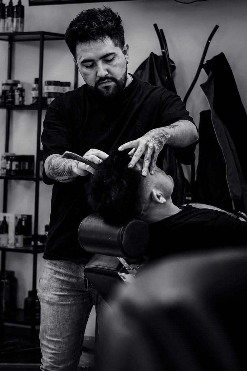 Trabajo de barbería